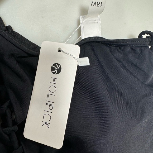 Holipick Women Sexy One Piece Swimsuit One Shoulder Bathing Suit Lace Up - Picture 7 of 7